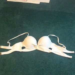 Target White Twist Bikini Top